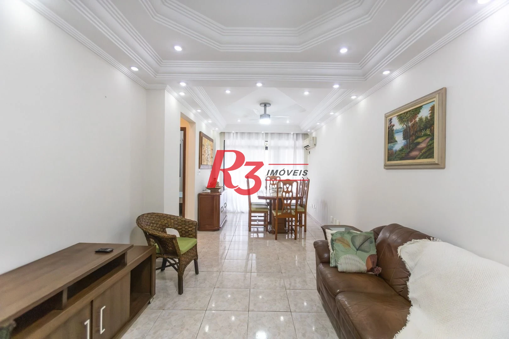 Apartamento com 2 dormitórios para alugar, 90 m² por R$ 4.500,00/mês - Campo Grande - Santos/SP