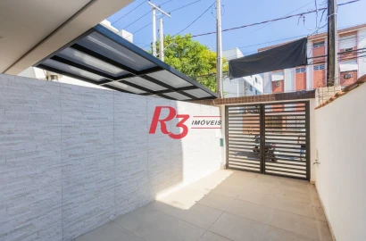 Casa à venda, 78 m² por R$ 750.000,00 - Aparecida - Santos/SP