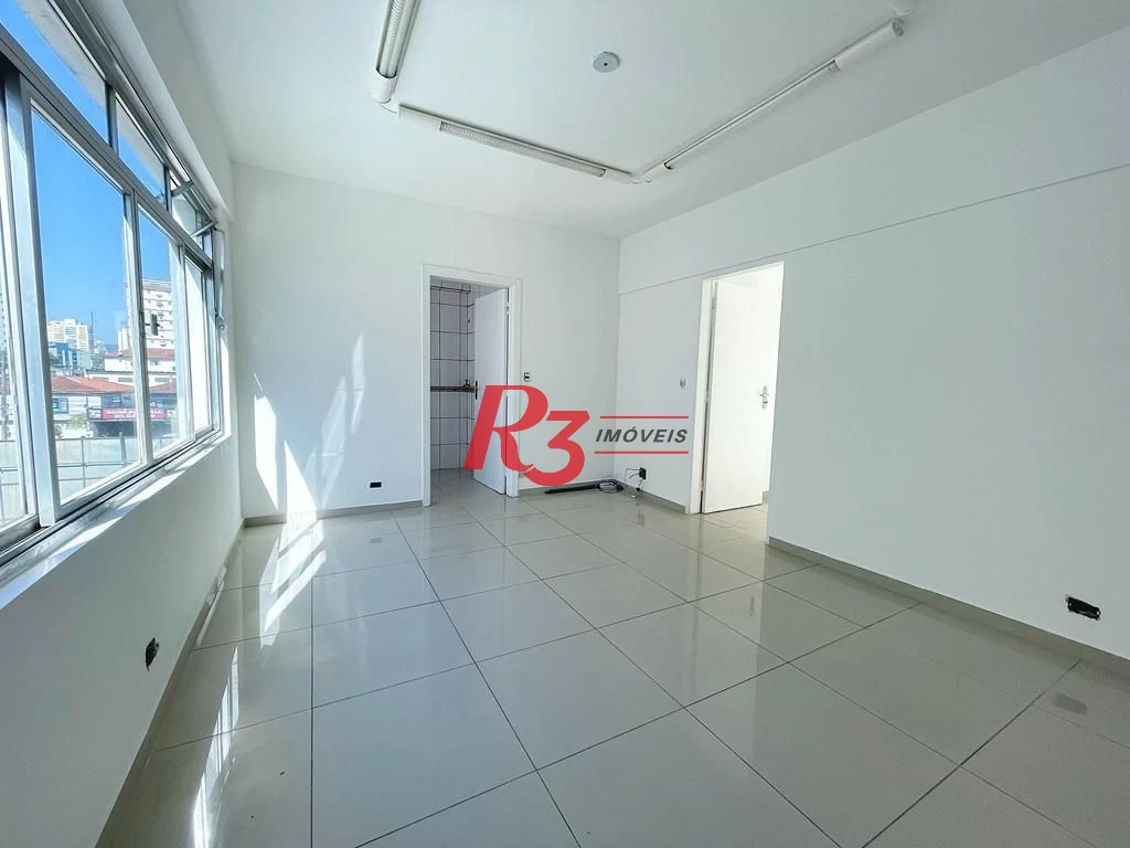 Sala para alugar, 48 m² por R$ 3.000,00/mês - Boqueirão - Santos/SP