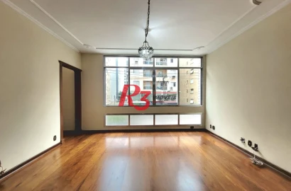 Apartamento com 3 dormitórios à venda, 144 m² por R$ 730.000,00 - Boqueirão - Santos/SP