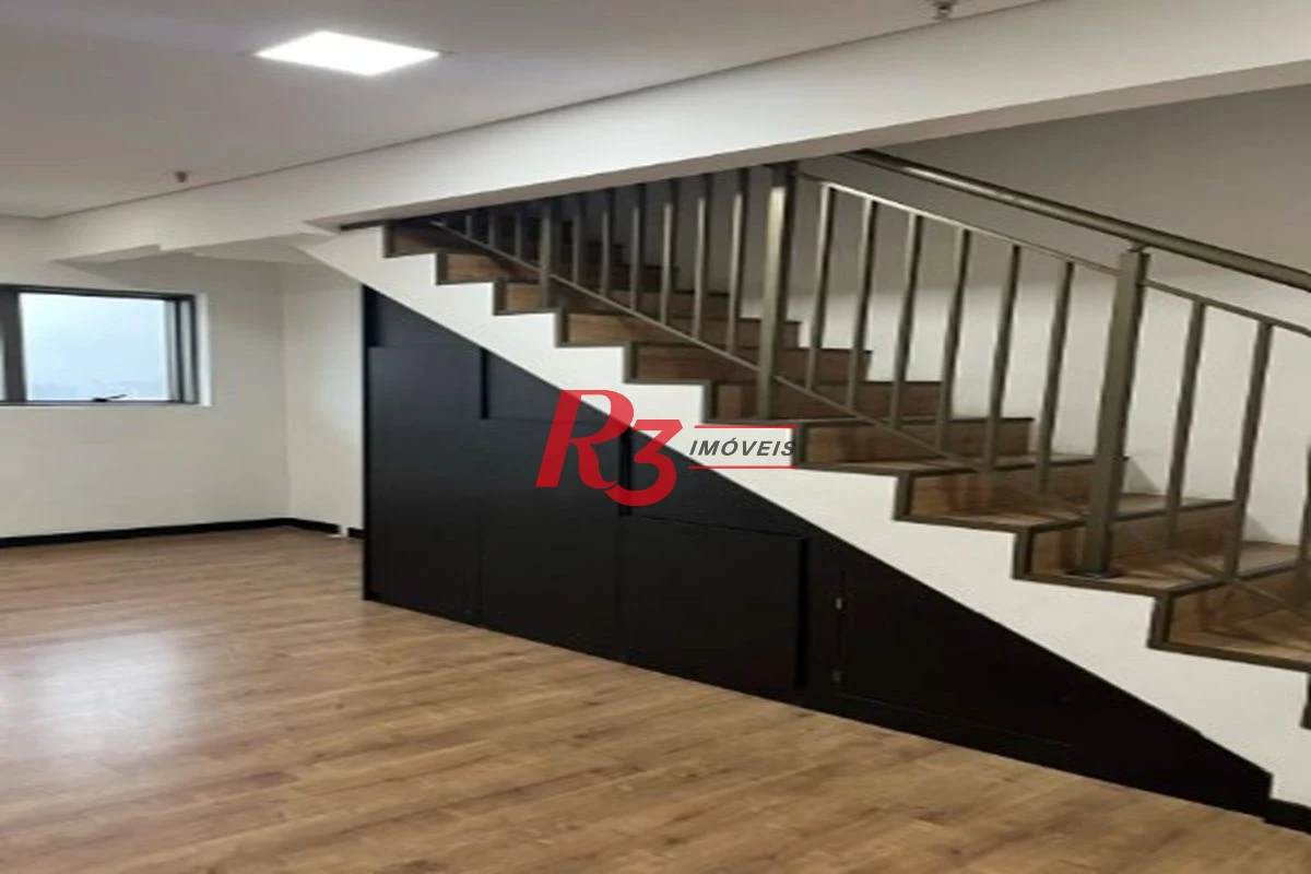 Sala para alugar, 94 m² por R$ 4.100,00/mês - Valongo - Santos/SP