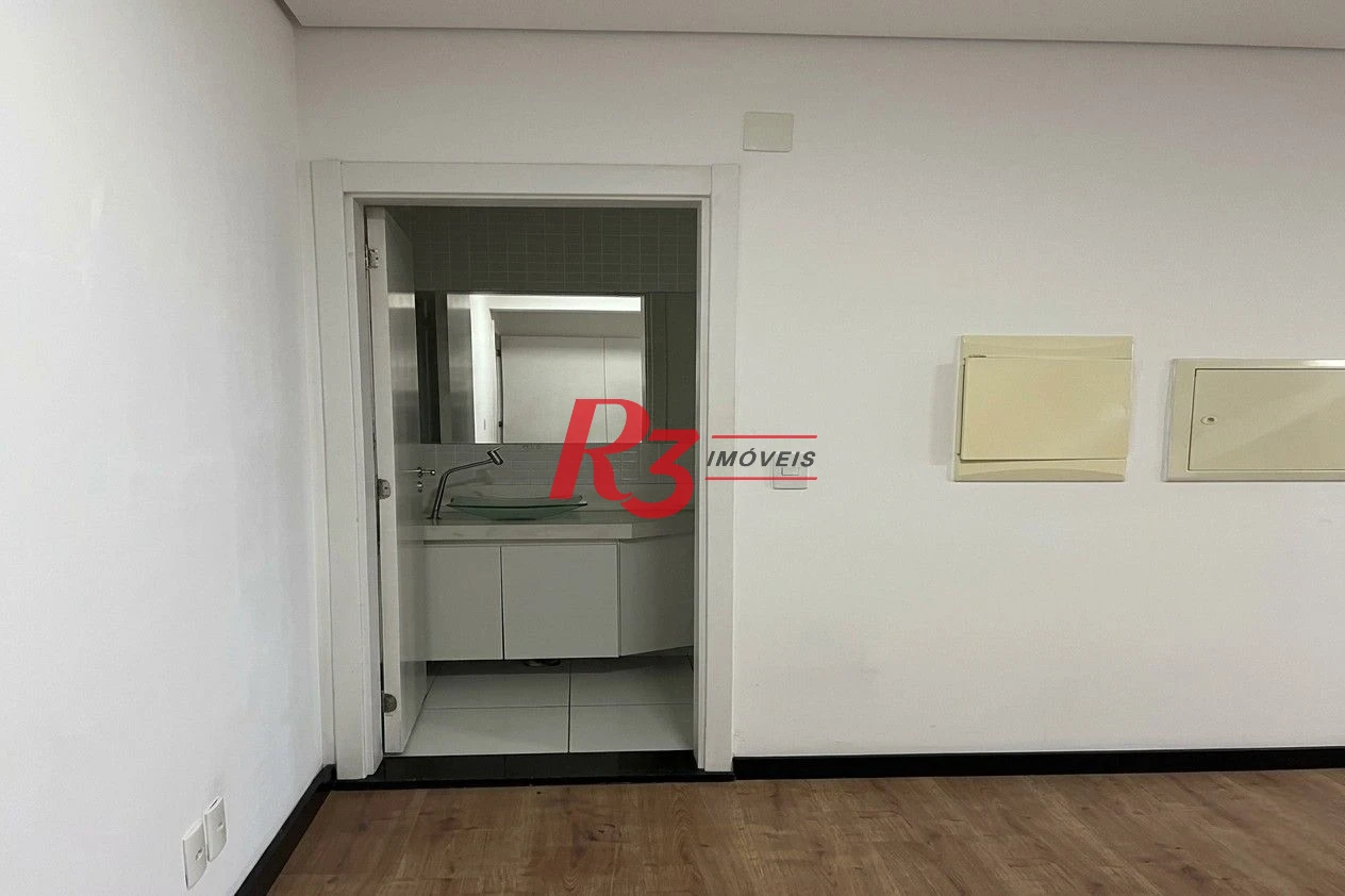 Sala para alugar, 94 m² por R$ 4.100,00/mês - Valongo - Santos/SP