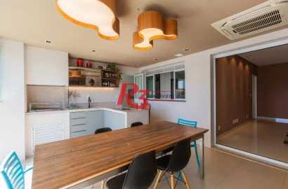 Apartamento com 3 dormitórios à venda, 155 m² por R$ 2.759.000,00 - Ponta da Praia - Santos/SP