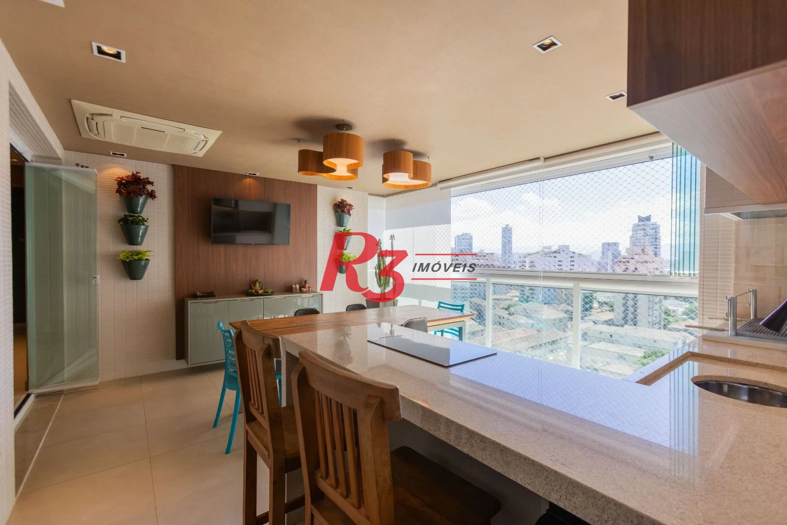 Apartamento com 3 dormitórios à venda, 155 m² por R$ 2.759.000,00 - Ponta da Praia - Santos/SP