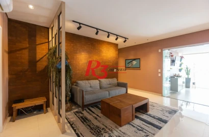 Apartamento com 3 dormitórios à venda, 155 m² por R$ 2.759.000,00 - Ponta da Praia - Santos/SP