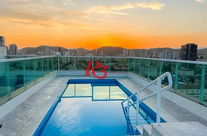 Apartamento com 2 dormitórios à venda, 61 m² por R$ 540.000,00 - Macuco - Santos/SP