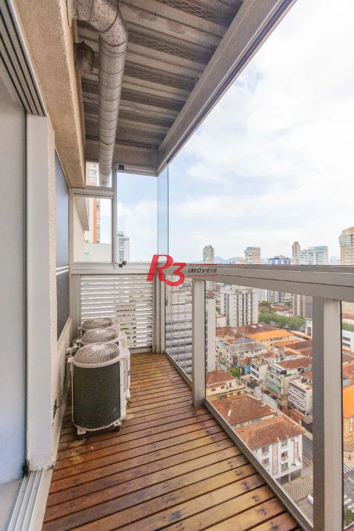 Apartamento com 2 dormitórios à venda, 72 m² por R$ 1.030.000,00 - Embaré - Santos/SP