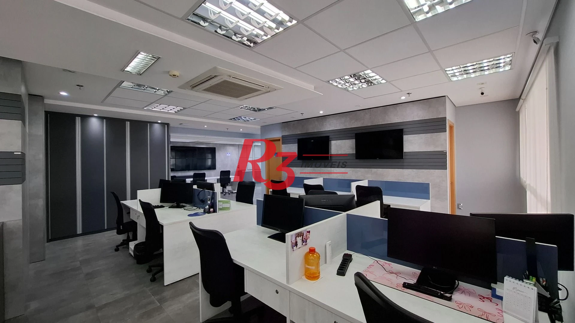 Sala (meia laje) à venda, 340 m² PORTEIRA FECHADA por R$ 4.000.000 - Vila Matias - Santos/SP