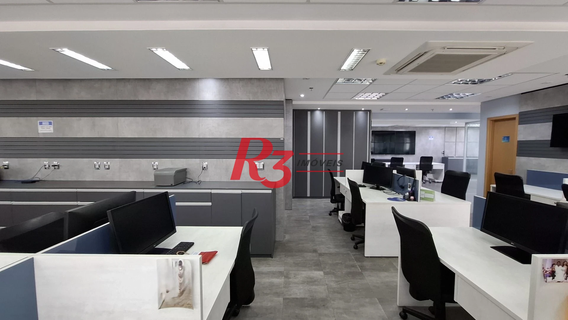 Sala (meia laje) à venda, 340 m² PORTEIRA FECHADA por R$ 4.000.000 - Vila Matias - Santos/SP