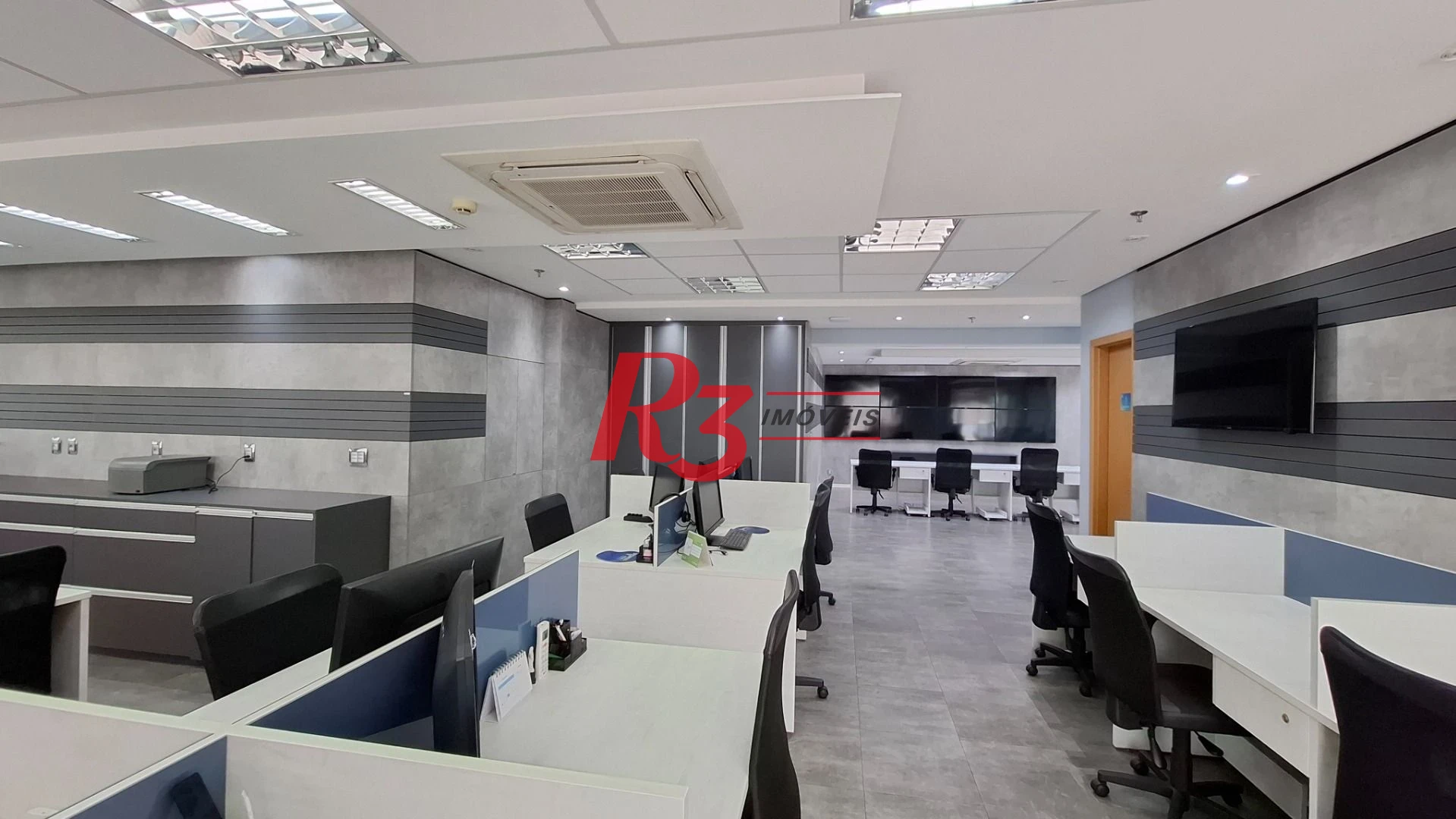 Sala (meia laje) à venda, 340 m² PORTEIRA FECHADA por R$ 4.000.000 - Vila Matias - Santos/SP