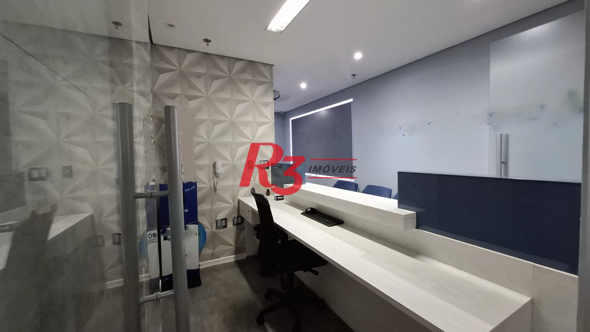 Sala (meia laje) à venda, 340 m² PORTEIRA FECHADA por R$ 4.000.000 - Vila Matias - Santos/SP