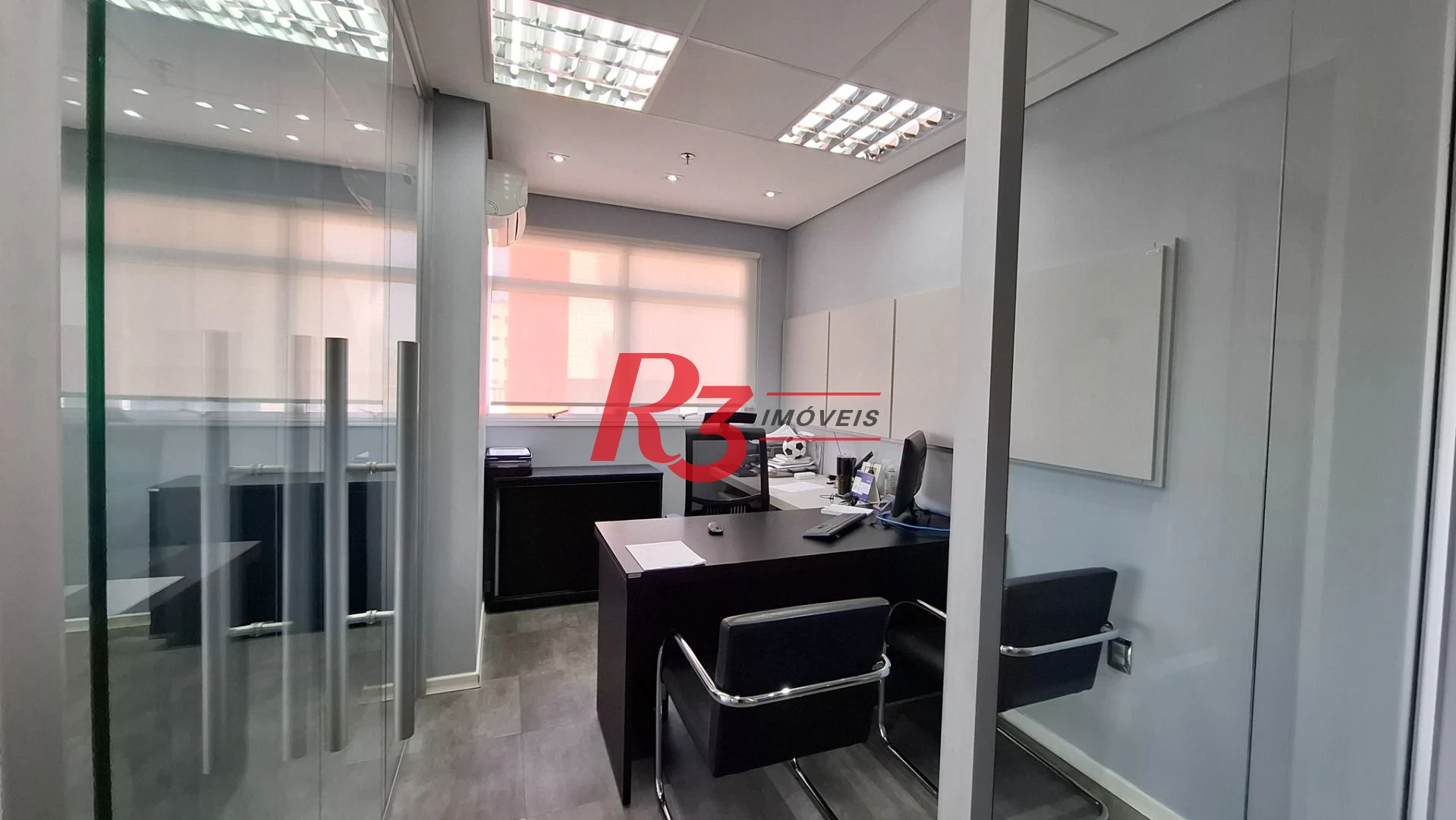 Sala (meia laje) à venda, 340 m² PORTEIRA FECHADA por R$ 4.000.000 - Vila Matias - Santos/SP