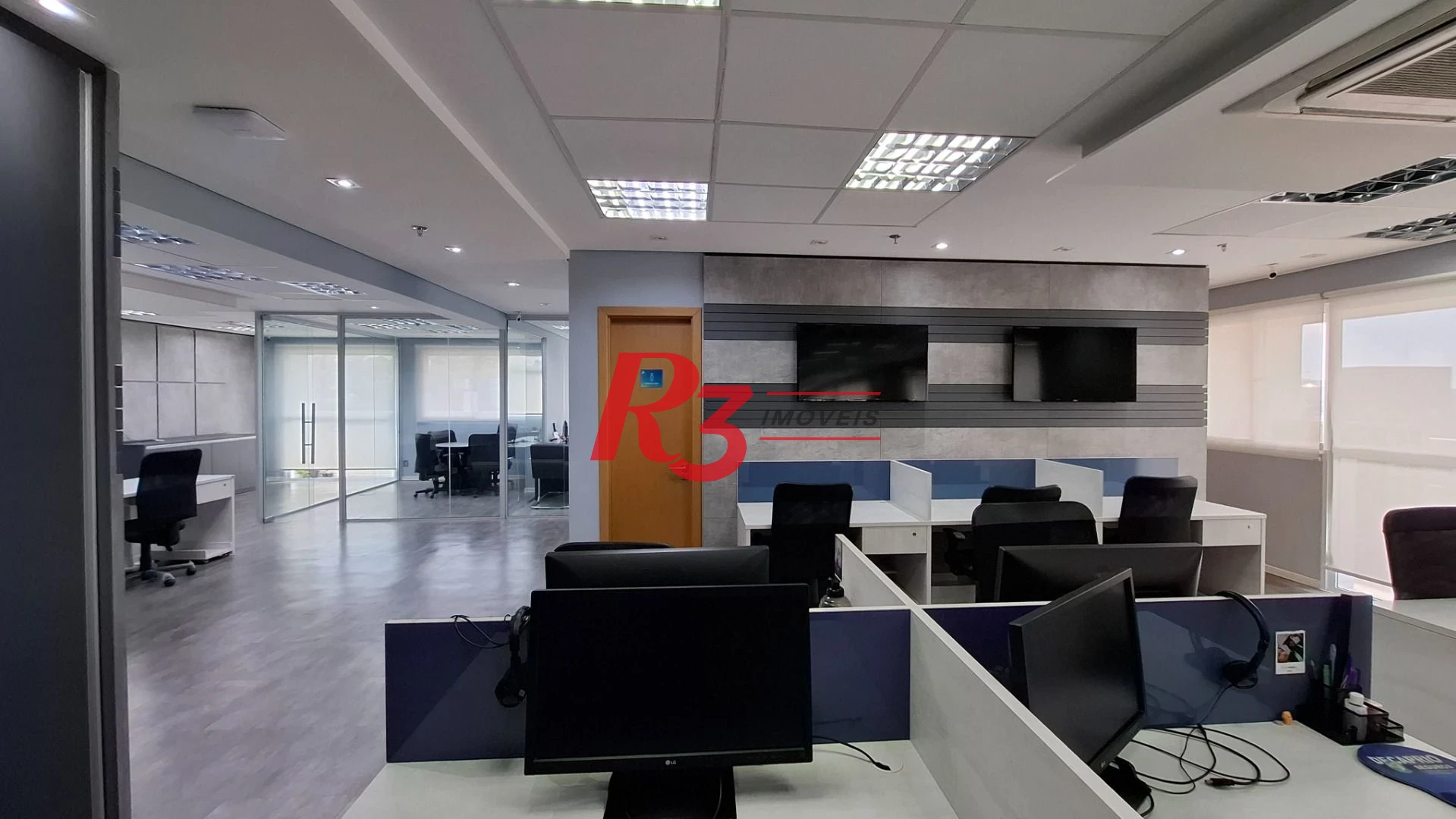 Sala (meia laje) à venda, 340 m² PORTEIRA FECHADA por R$ 4.000.000 - Vila Matias - Santos/SP