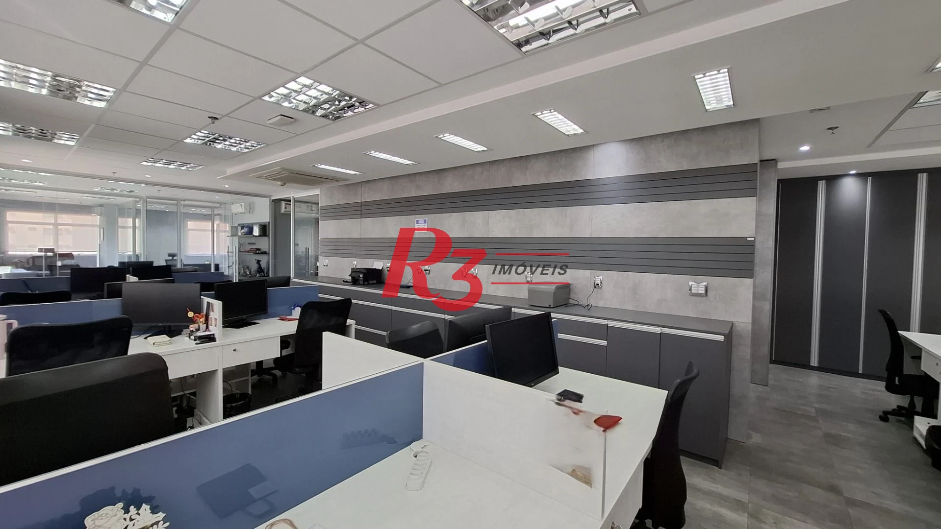 Sala (meia laje) à venda, 340 m² PORTEIRA FECHADA por R$ 4.000.000 - Vila Matias - Santos/SP