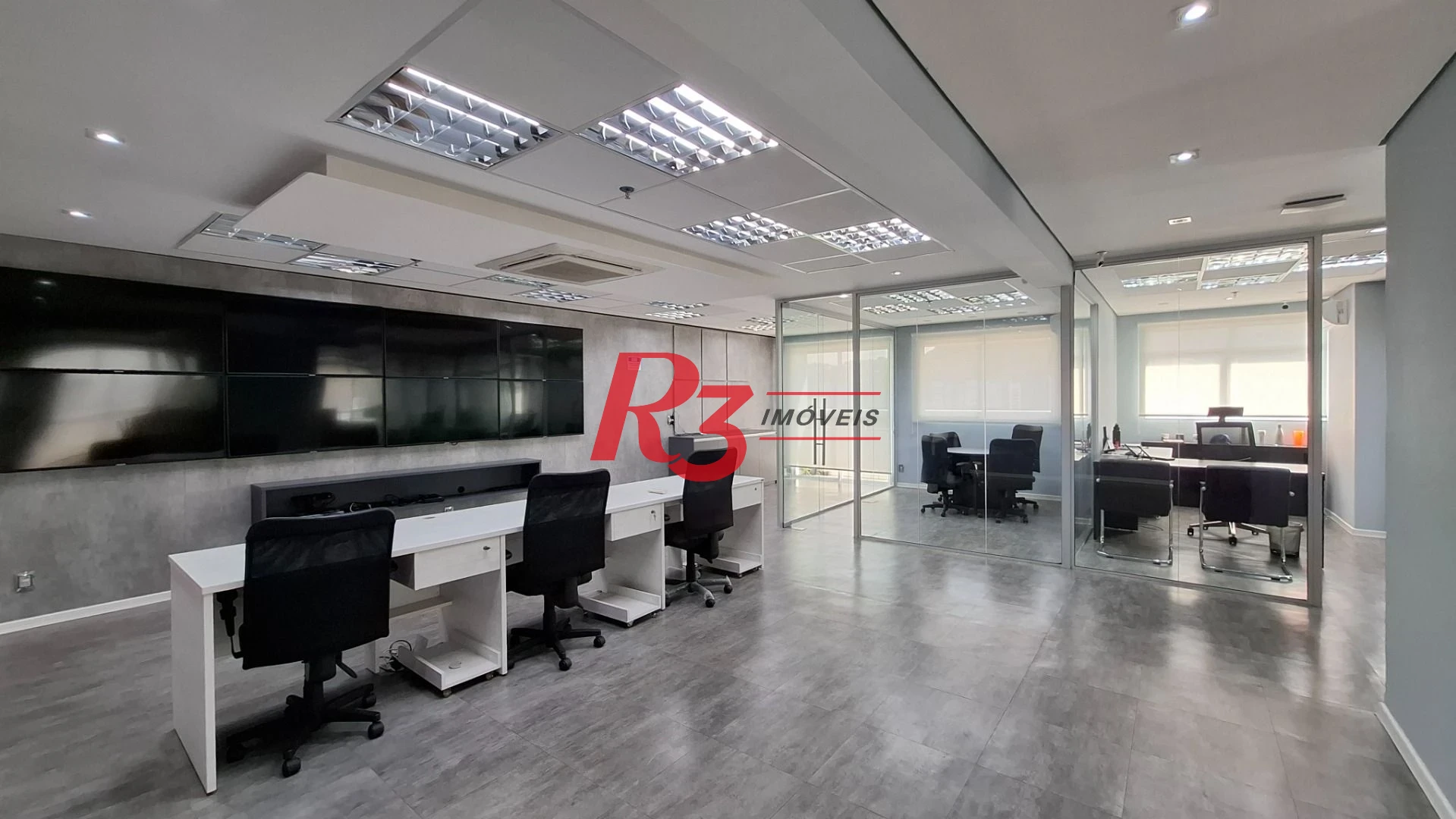 Sala (meia laje) à venda, 340 m² PORTEIRA FECHADA por R$ 4.000.000 - Vila Matias - Santos/SP