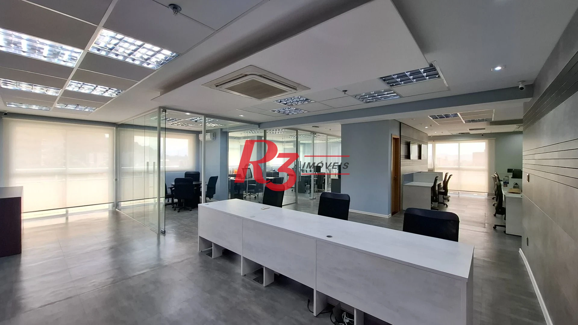 Sala (meia laje) à venda, 340 m² PORTEIRA FECHADA por R$ 4.000.000 - Vila Matias - Santos/SP