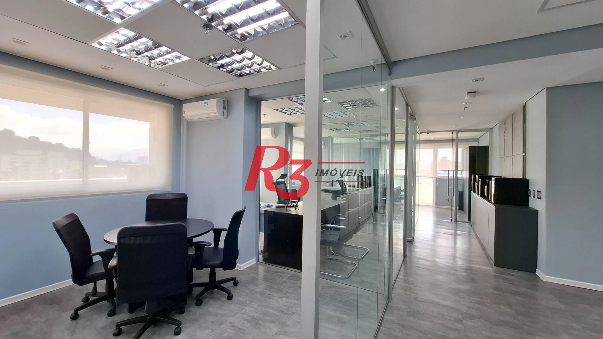 Sala (meia laje) à venda, 340 m² PORTEIRA FECHADA por R$ 4.000.000 - Vila Matias - Santos/SP