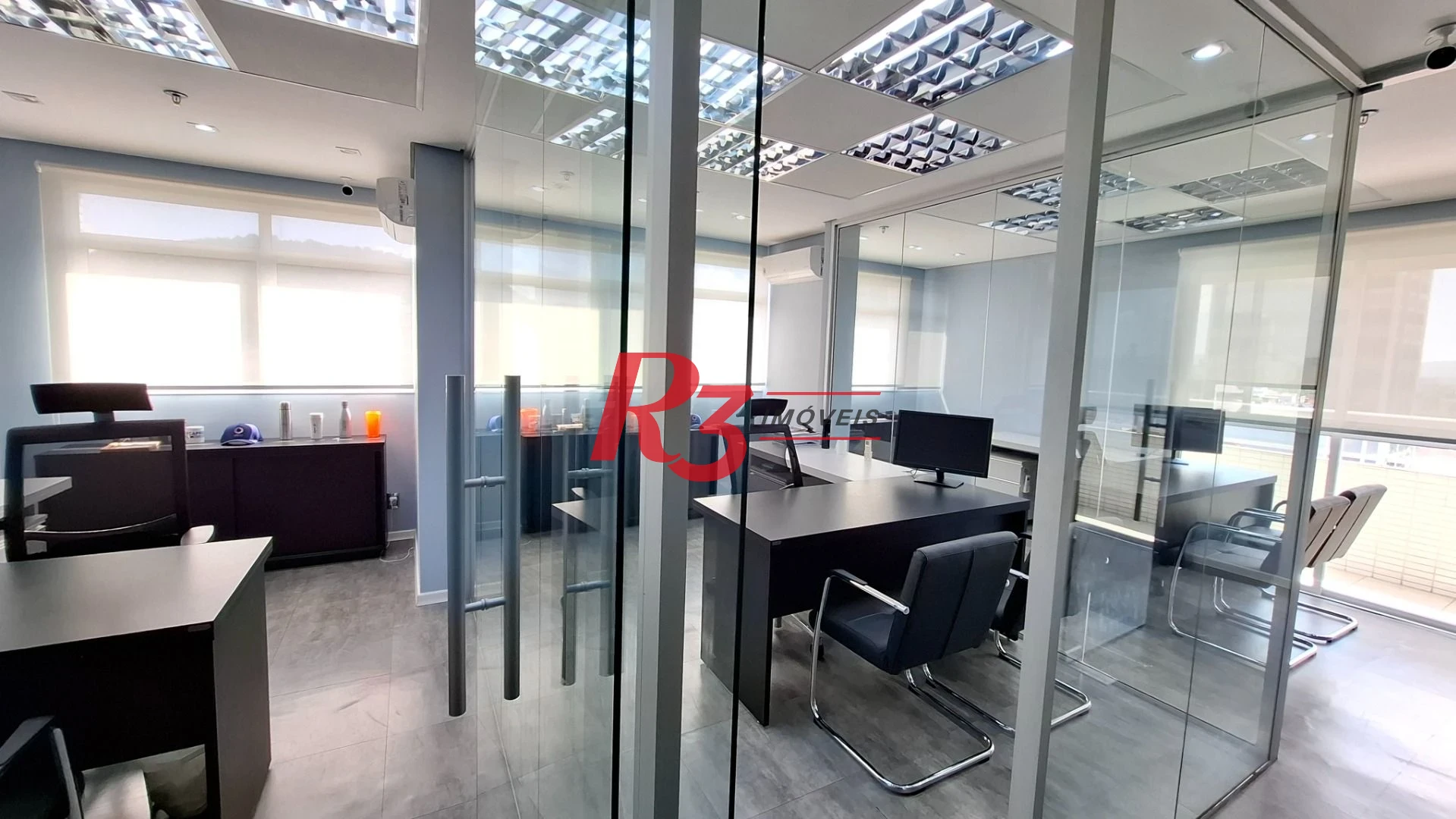 Sala (meia laje) à venda, 340 m² PORTEIRA FECHADA por R$ 4.000.000 - Vila Matias - Santos/SP
