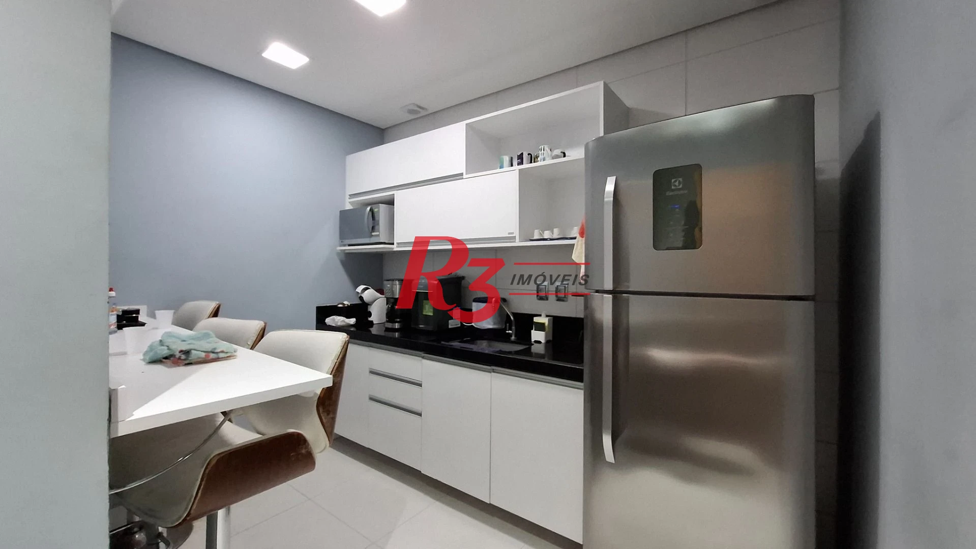 Sala (meia laje) à venda, 340 m² PORTEIRA FECHADA por R$ 4.000.000 - Vila Matias - Santos/SP