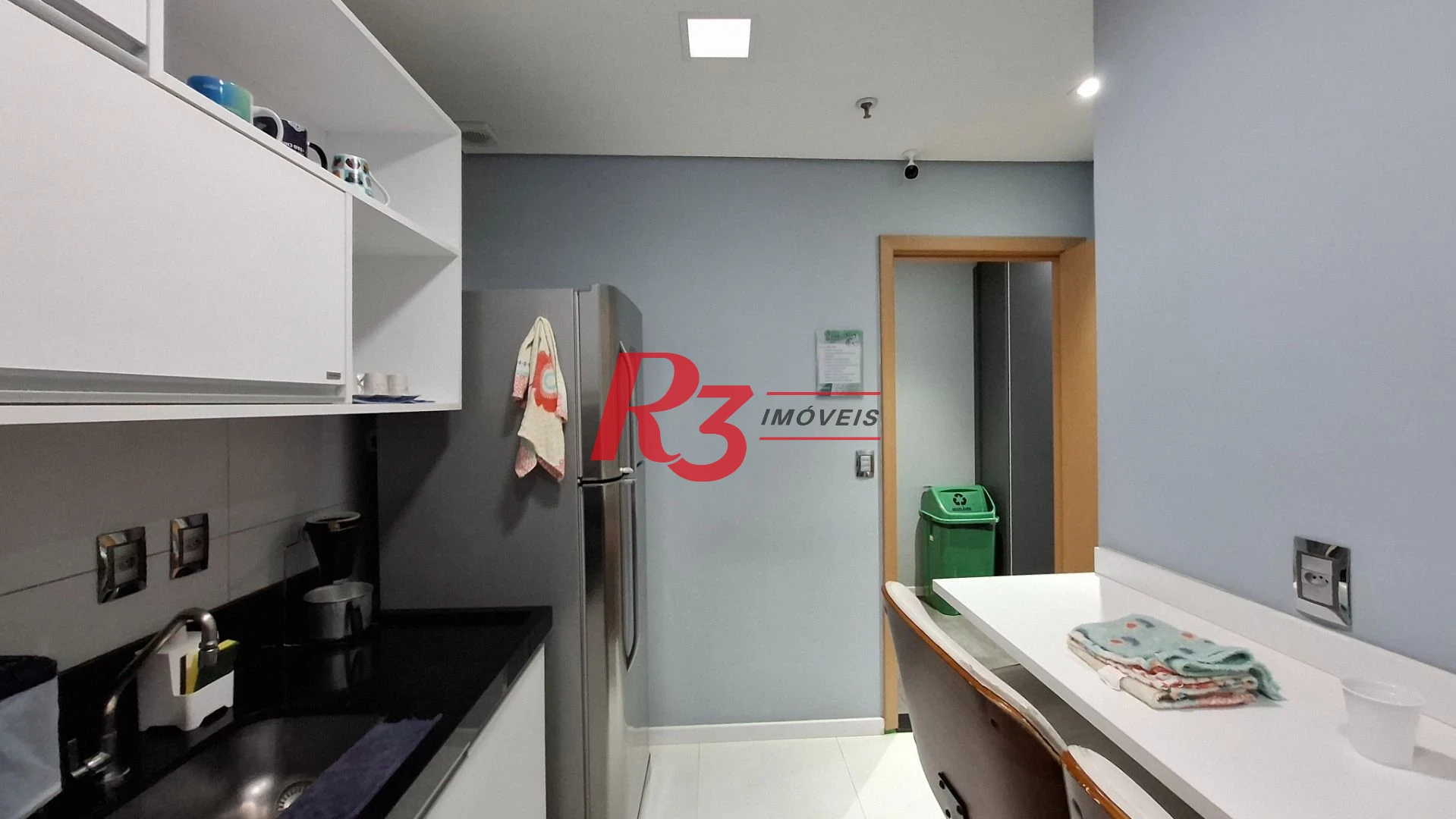 Sala (meia laje) à venda, 340 m² PORTEIRA FECHADA por R$ 4.000.000 - Vila Matias - Santos/SP