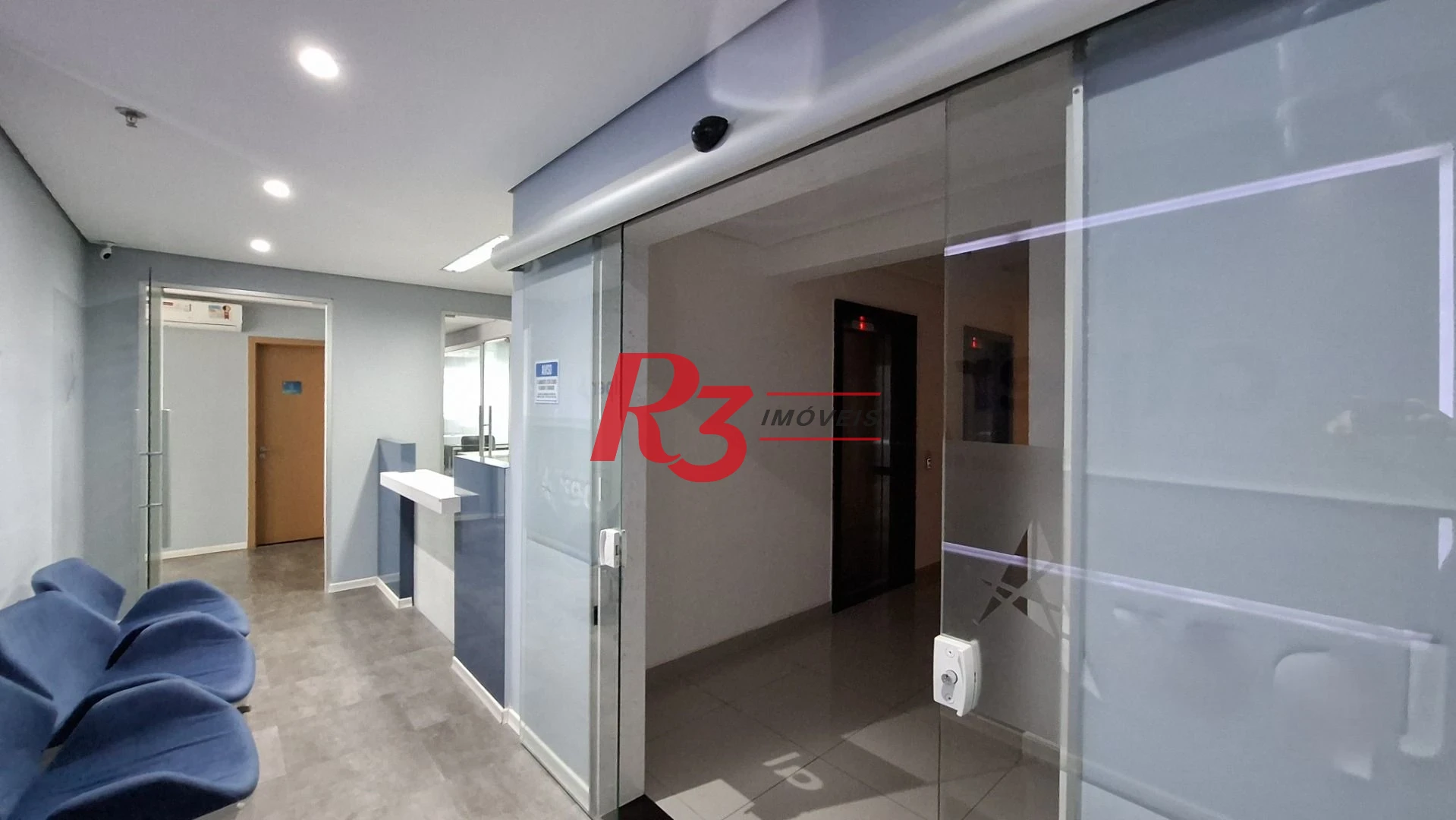 Sala (meia laje) à venda, 340 m² PORTEIRA FECHADA por R$ 4.000.000 - Vila Matias - Santos/SP