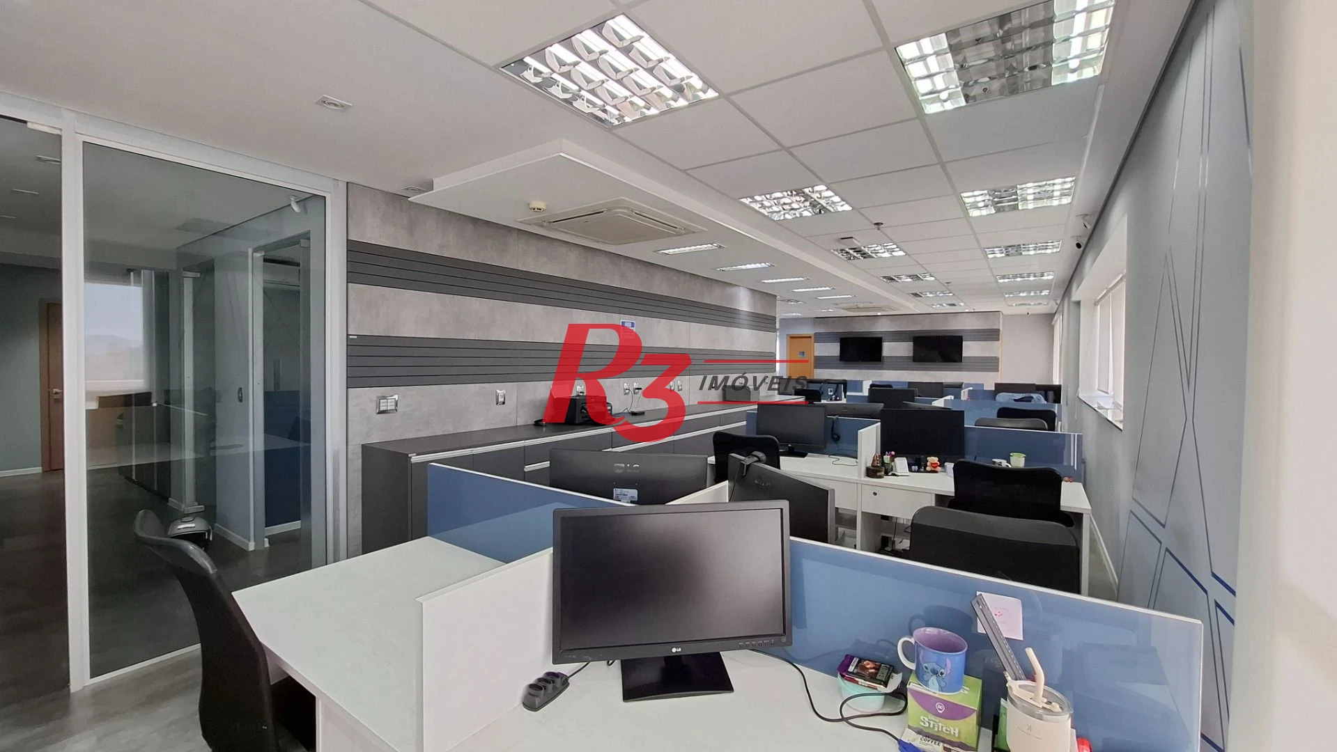 Sala (meia laje) à venda, 340 m² PORTEIRA FECHADA por R$ 4.000.000 - Vila Matias - Santos/SP