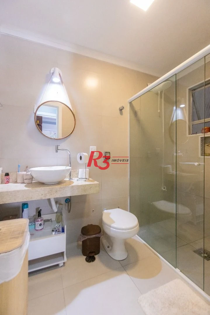Apartamento com 3 dormitórios à venda, 120 m² por R$ 1.064.000,00 - Embaré - Santos/SP