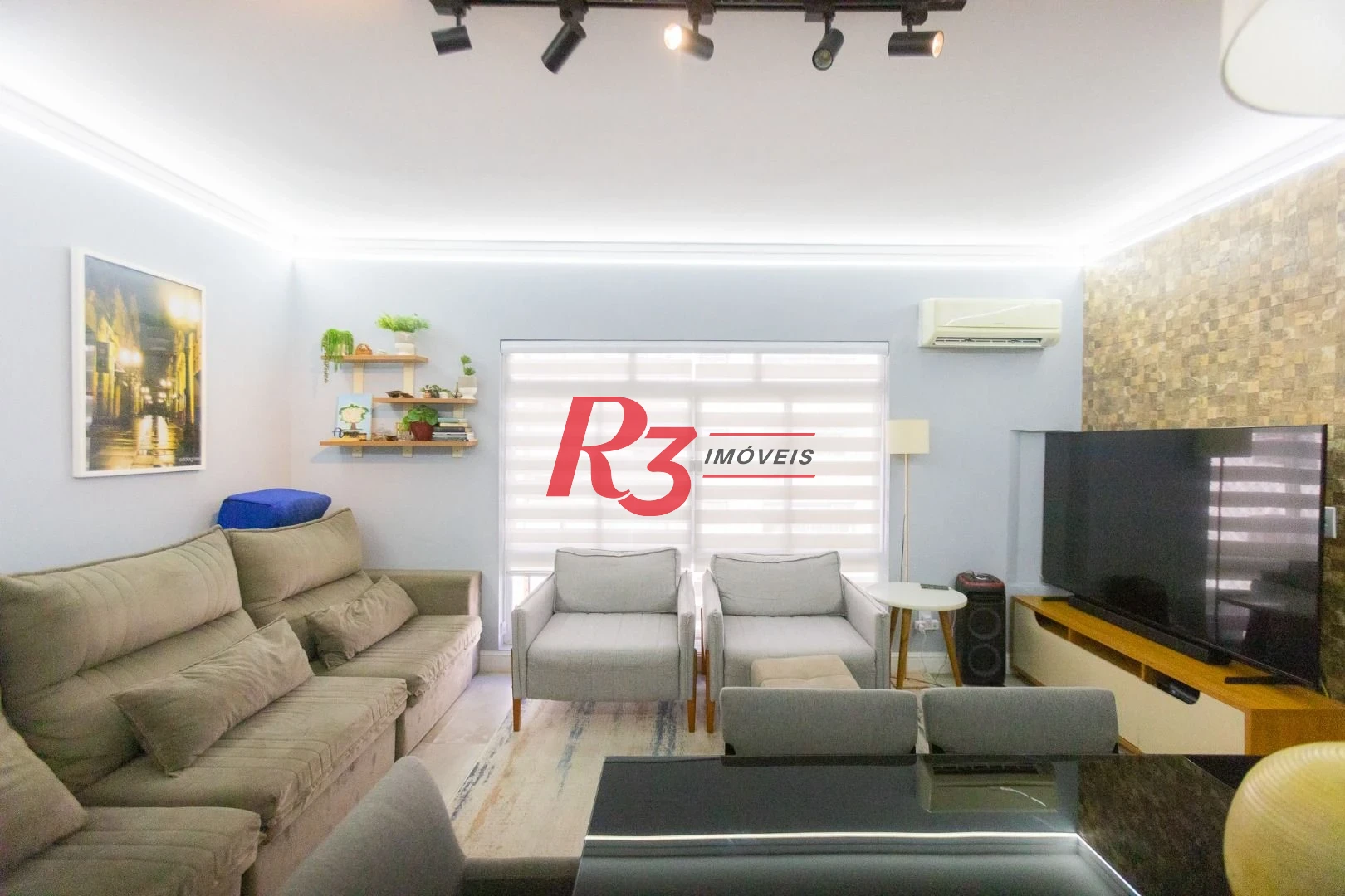 Apartamento com 3 dormitórios à venda, 120 m² por R$ 1.064.000,00 - Embaré - Santos/SP