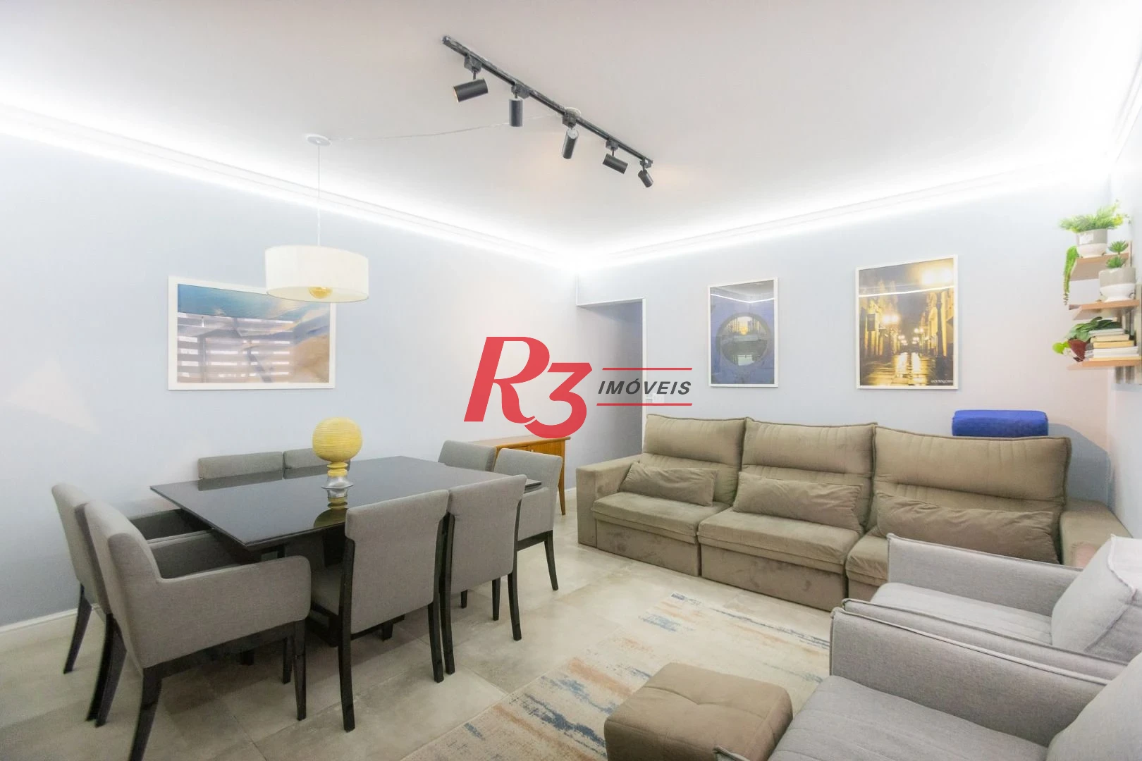 Apartamento com 3 dormitórios à venda, 120 m² por R$ 1.064.000,00 - Embaré - Santos/SP