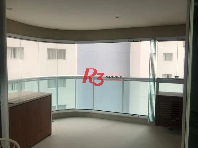 Flat com 1 dormitório para alugar, 45 m² por R$ 5.800,00/mês - José Menino - Santos/SP