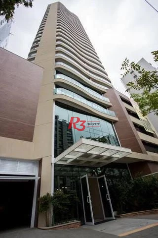Flat com 1 dormitório para alugar, 45 m² por R$ 5.800,00/mês - José Menino - Santos/SP