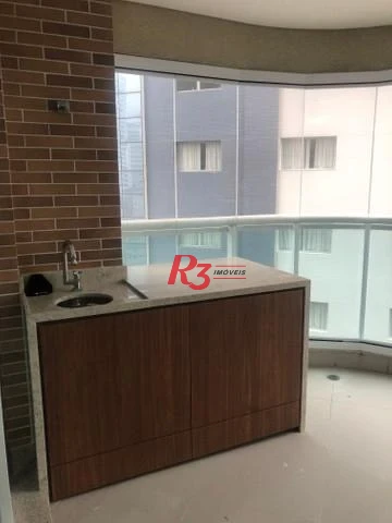 Flat com 1 dormitório para alugar, 45 m² por R$ 5.800,00/mês - José Menino - Santos/SP