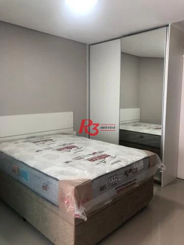 Flat com 1 dormitório para alugar, 45 m² por R$ 5.800,00/mês - José Menino - Santos/SP