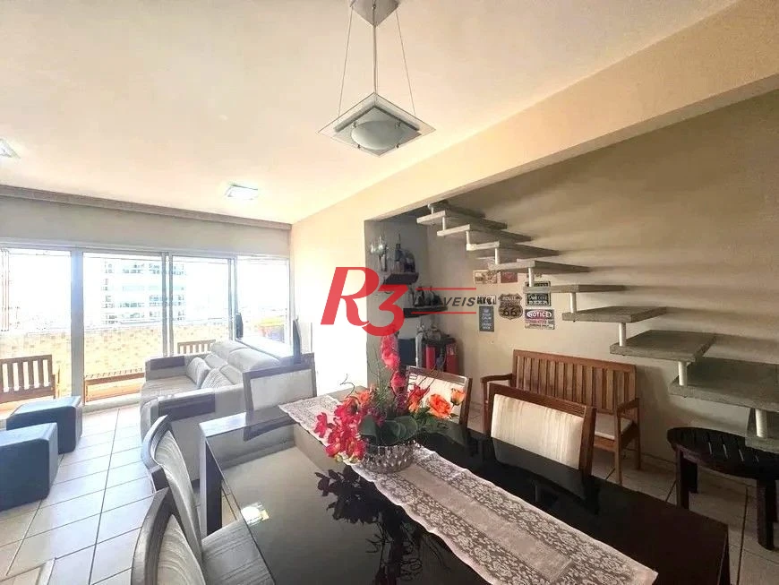 Apartamento Duplex com 3 dormitórios à venda, 150 m² por R$ 990.000,00 - Boqueirão - Santos/SP
