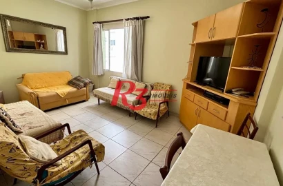 Apartamento com 1 dormitório à venda, 55 m² por R$ 340.000,00 - José Menino - Santos/SP