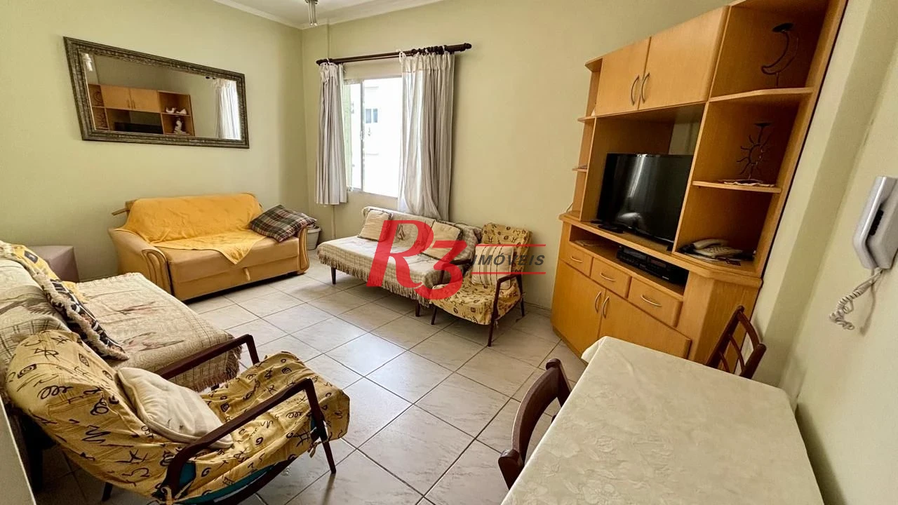 Apartamento com 1 dormitório à venda, 55 m² por R$ 340.000,00 - José Menino - Santos/SP