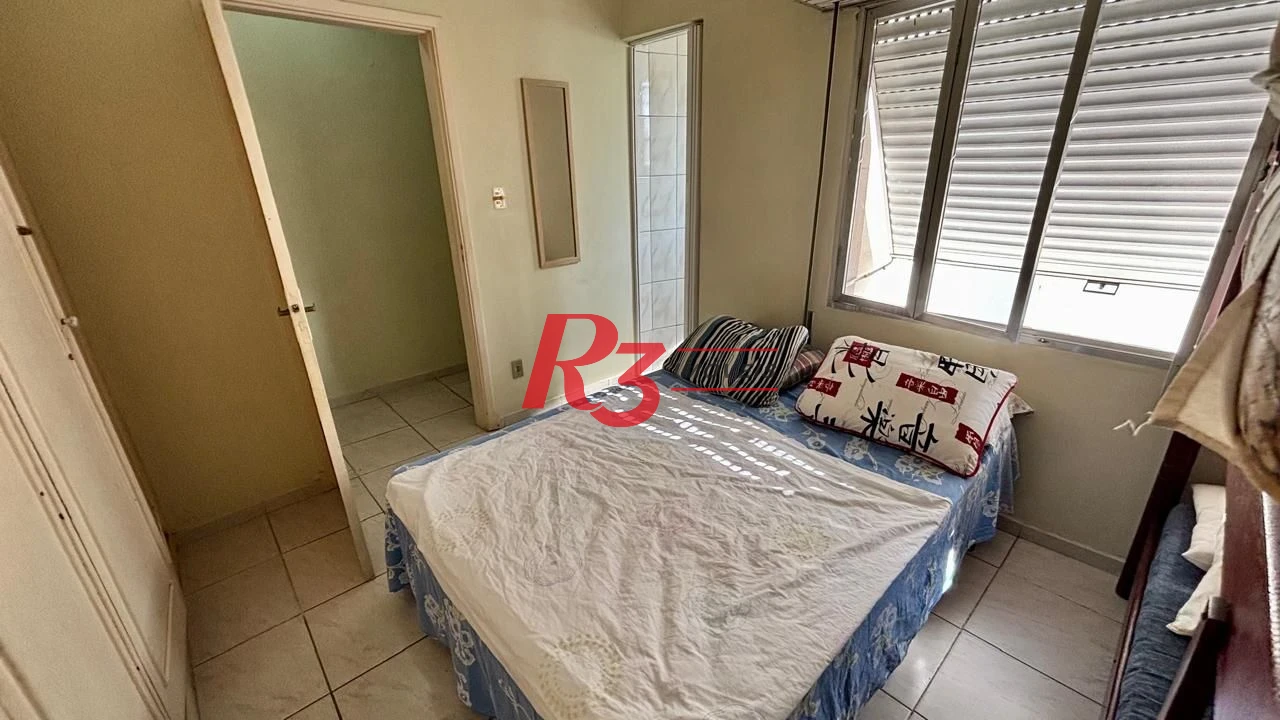 Apartamento com 1 dormitório à venda, 55 m² por R$ 340.000,00 - José Menino - Santos/SP