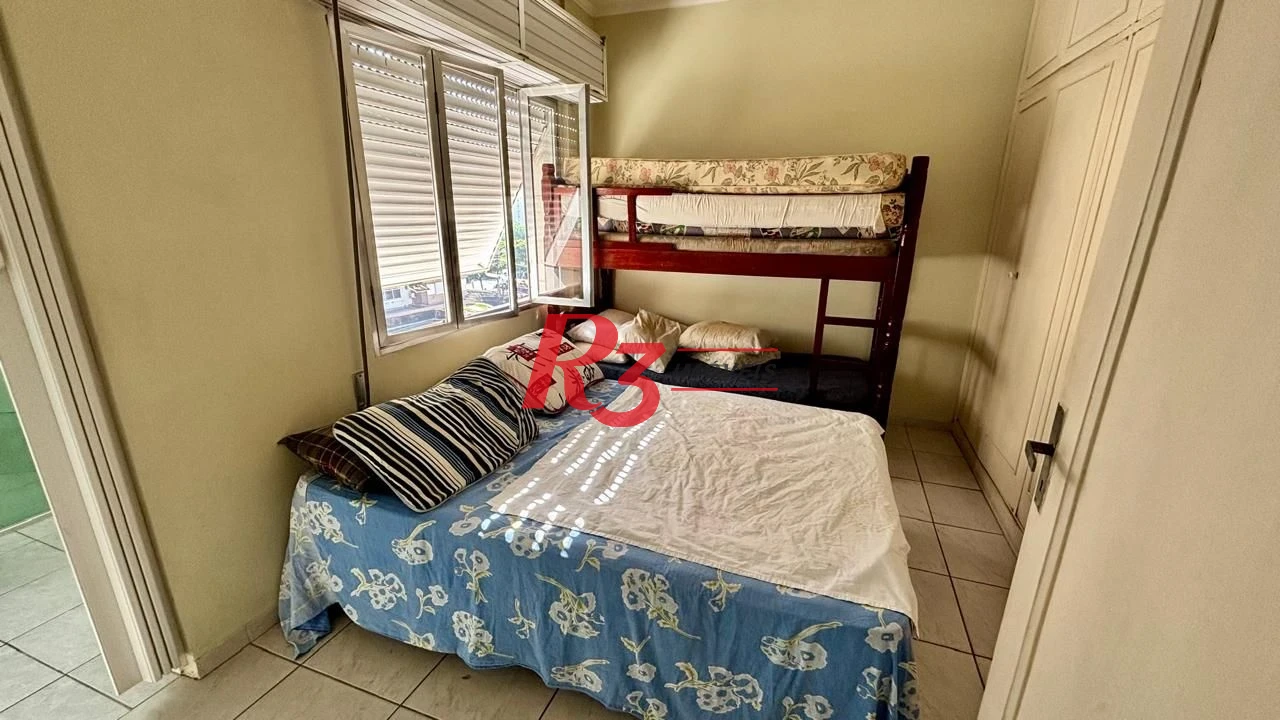 Apartamento com 1 dormitório à venda, 55 m² por R$ 340.000,00 - José Menino - Santos/SP