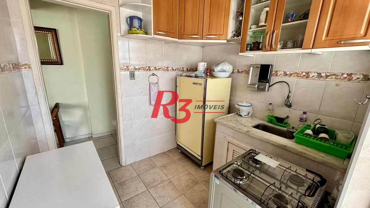 Apartamento com 1 dormitório à venda, 55 m² por R$ 340.000,00 - José Menino - Santos/SP