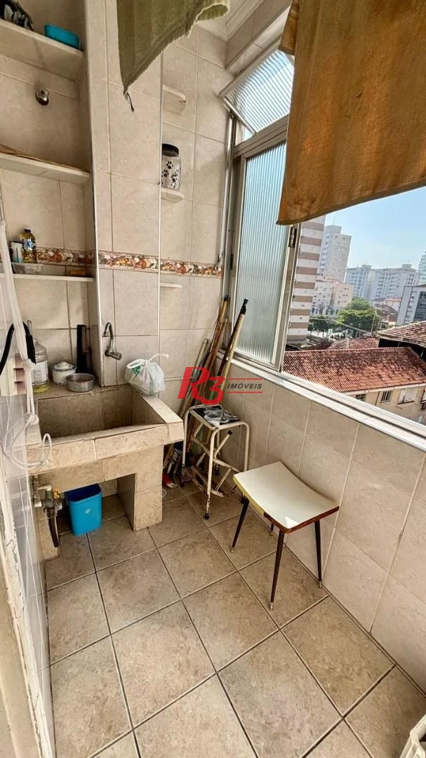 Apartamento com 1 dormitório à venda, 55 m² por R$ 340.000,00 - José Menino - Santos/SP