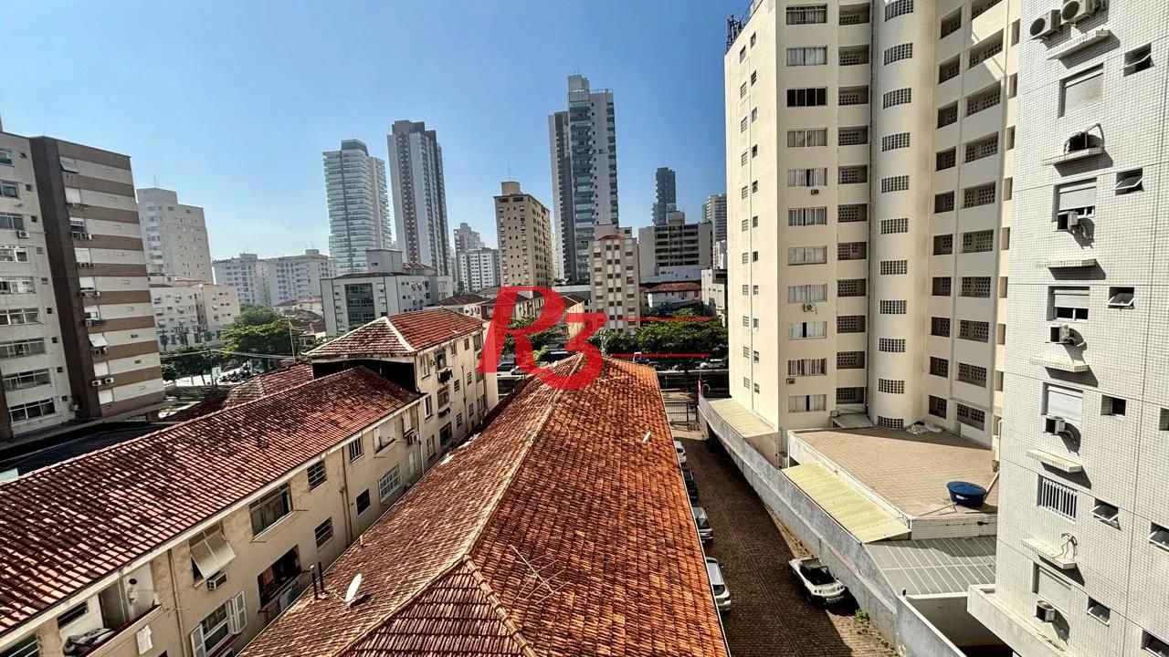 Apartamento com 1 dormitório à venda, 55 m² por R$ 340.000,00 - José Menino - Santos/SP