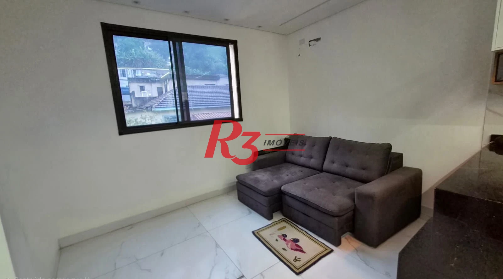 Village com 2 dormitórios para alugar, 80 m² por R$ 4.000,00/mês - Marapé - Santos/SP