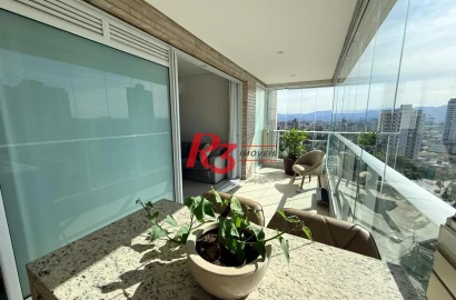 Apartamento com 2 dormitórios à venda, 86 m² por R$ 1.350.000,00 - Ponta da Praia - Santos/SP