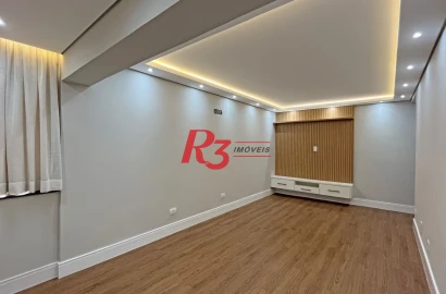 Apartamento com 2 dormitórios, 90 m² - venda por R$ 750.000,00 ou aluguel por R$ 5.450,00/mês - José Menino - Santos/SP