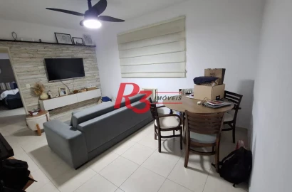 Apartamento com 2 dormitórios à venda, 82 m² por R$ 540.000,00 - Gonzaga - Santos/SP