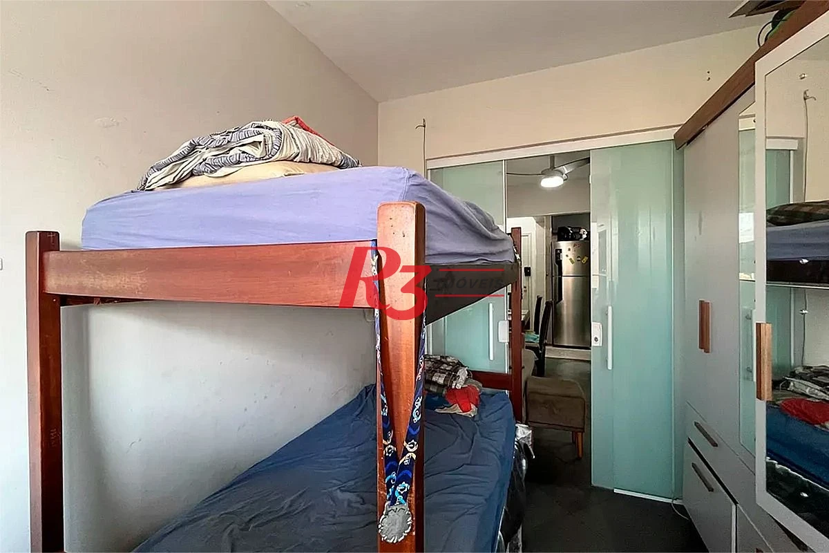 Apartamento com 2 dormitórios à venda, 46 m² por R$ 380.000,00 - Embaré - Santos/SP