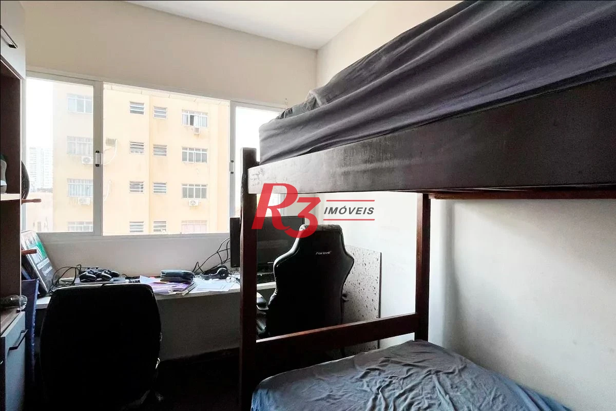 Apartamento com 2 dormitórios à venda, 46 m² por R$ 380.000,00 - Embaré - Santos/SP