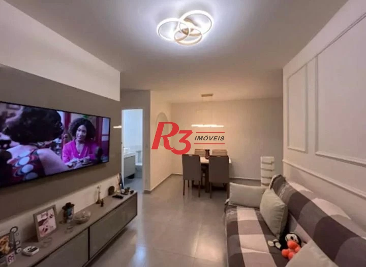 Apartamento com 2 dormitórios à venda, 76 m² por R$ 800.000,00 - Canto do Forte - Praia Grande/SP