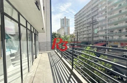 Sala, 104 m² - venda por R$ 425.000,00 ou aluguel por R$ 5.596,00 - Boqueirão - Santos/SP
