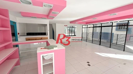 Sala, 104 m² - venda por R$ 425.000,00 ou aluguel por R$ 5.596,00 - Boqueirão - Santos/SP